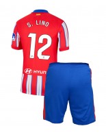 Atletico Madrid Samuel Lino #12 Hjemmedraktsett Barn 2024-25 Korte ermer (+ bukser)